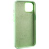 Чохол Silicone Case Metal Buttons (AA) для Apple iPhone 14 (6.1"), Зелений / Pistachio