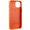 Чохол Silicone Case Metal Buttons (AA) для Apple iPhone 14 (6.1"), Помаранчевий / Marigold