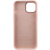 Чехол Silicone Case Metal Buttons (AA) для Apple iPhone 14 (6.1"), Розовый / Chalk Pink