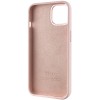 Чехол Silicone Case Metal Buttons (AA) для Apple iPhone 14 (6.1"), Розовый / Chalk Pink
