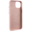 Чехол Silicone Case Metal Buttons (AA) для Apple iPhone 14 (6.1"), Розовый / Chalk Pink