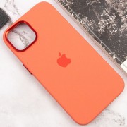 Чехол Silicone Case Metal Buttons (AA) для Apple iPhone 14 (6.1"), Розовый / Pink Pomelo
