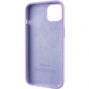 Чехол Silicone Case Metal Buttons (AA) для Apple iPhone 14 (6.1"), Сиреневый / Lilac