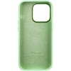 Чохол Silicone Case Metal Buttons (AA) для Apple iPhone 14 Pro (6.1"), Зелений / Pistachio