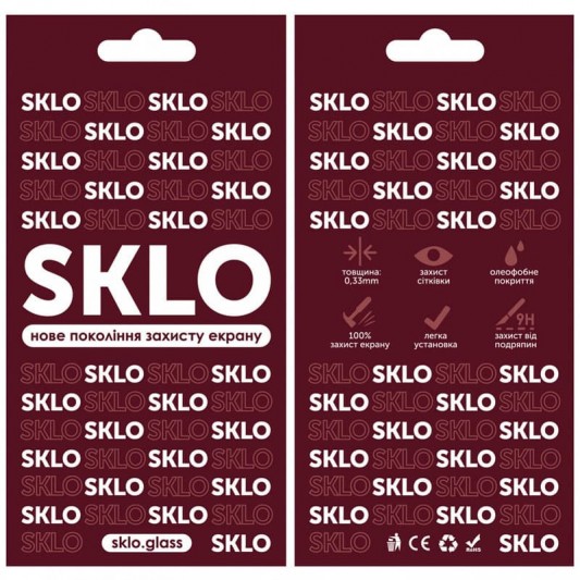 Захисне скло SKLO 3D для TECNO Camon 18 / 18P Чорний - зображення 3 
