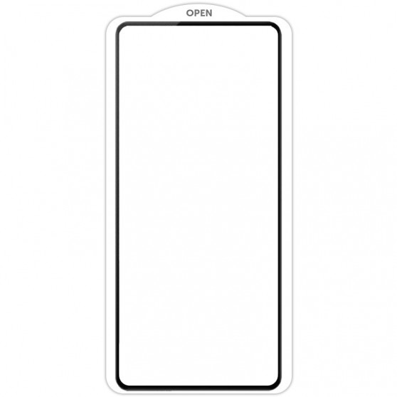 Защитное стекло SKLO 5D (тех.пак) для Realme 9 Pro / 9i / 9 5G / C35 / OnePlus Nord CE 2 Lite Черный / Белая подложка