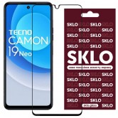 Захисне скло для TECNO Camon 19 / 19 Pro SKLO 3D (Чорний)
