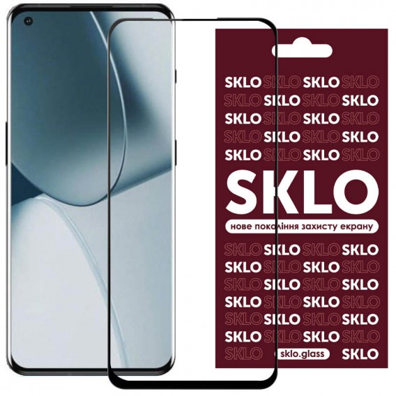 Захисне скло SKLO 3D (full glue) для OnePlus Ace Pro 5G / 10T 5G, Чорний