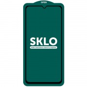 Защитное стекло SKLO 5D (тех.пак) для Samsung Galaxy A14 4G/5G Черный