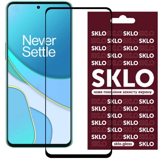 Защитное стекло SKLO 3D для Realme 10 Pro 5G Черный