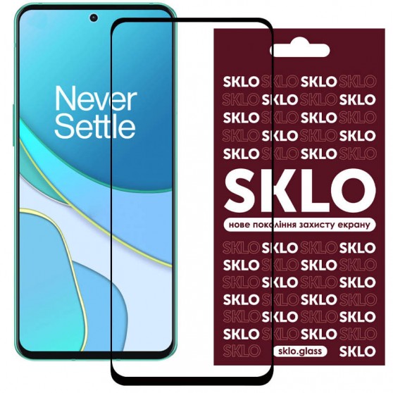 Защитное стекло SKLO 3D для Realme 10 Pro 5G Черный