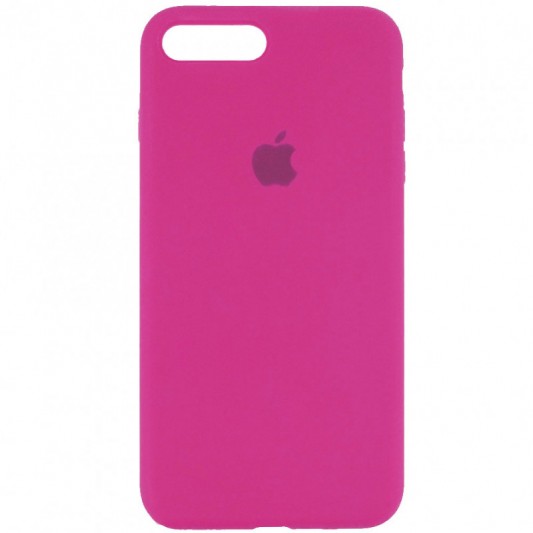 Чохол Silicone Case Full Protective (AA) для Apple iPhone 7 plus / 8 plus (5.5") Малиновий / Dragon Fruit