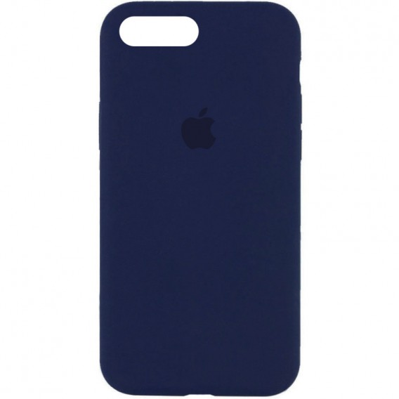 Чохол Silicone Case Full Protective (AA) для Apple iPhone 7 plus / 8 plus (5.5"), Синій / Deep navy