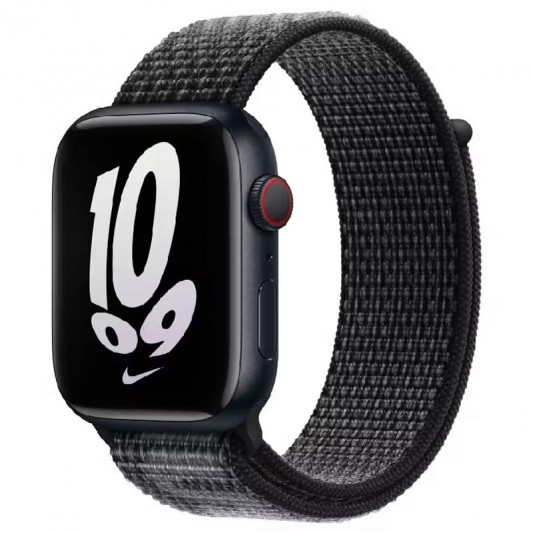 Ремінець Nylon для Apple Watch 38/40/41/42mm(ser.10) Black / Summit White