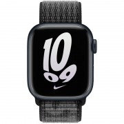 Ремінець Nylon для Apple watch 38mm/40mm/41mm, Black / Summit White