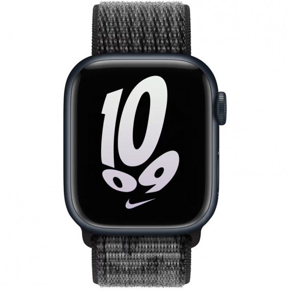 Ремешок Nylon для Apple watch 38mm/40mm/41mm, Black / Summit White