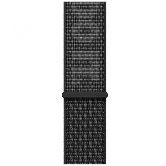 Ремінець Nylon для Apple Watch 38/40/41/42mm(ser.10) Black / Summit White - зображення 3 