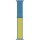 Ремінець Nylon для Apple Watch 38/40/41/42mm(ser.10) Blue / Yellow