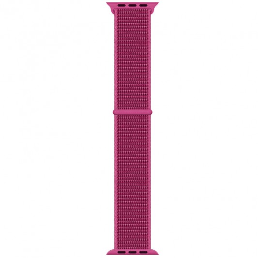 Ремінець Nylon для Apple Watch 38/40/41/42mm(ser.10) Малиновий / Dragon Fruit