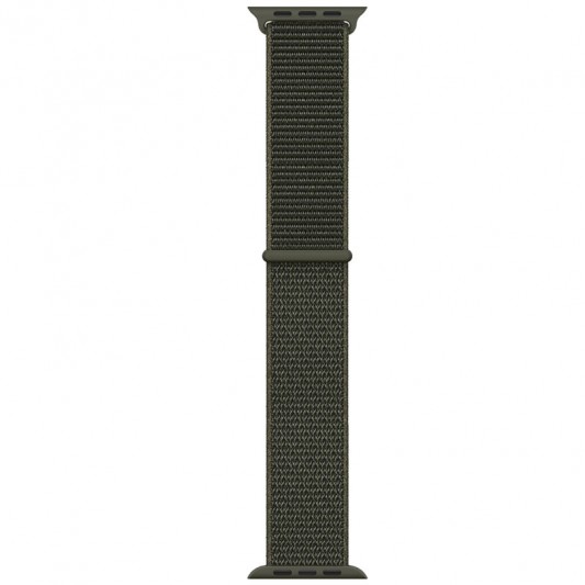 Ремешок Nylon для Apple Watch 38/40/41/42mm(ser.10) Зеленый / Cargo Khaki