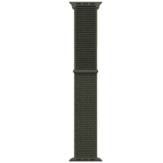 Ремешок Nylon для Apple watch 38mm/40mm/41mm, Зеленый / Cargo Khaki