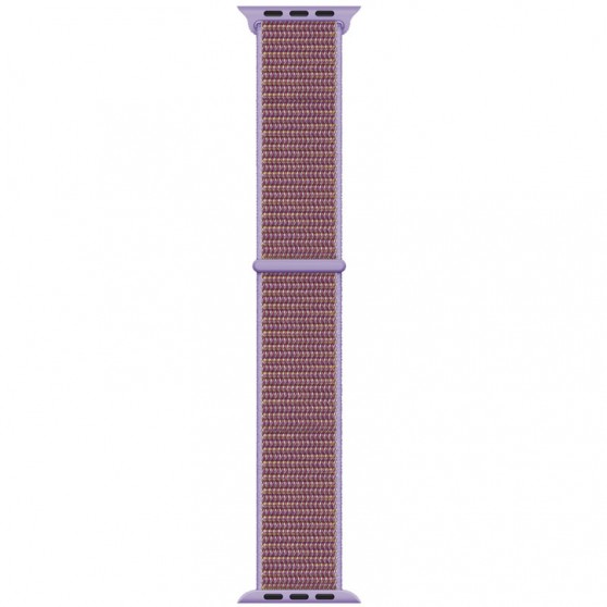 Ремінець Nylon для Apple Watch 38/40/41/42mm(ser.10) Бузковий / Lilac