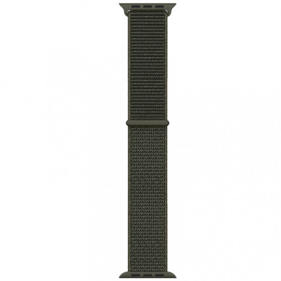Ремінець Nylon для Apple watch 42mm/44mm/45mm/49mm, Зелений / Cargo Khaki