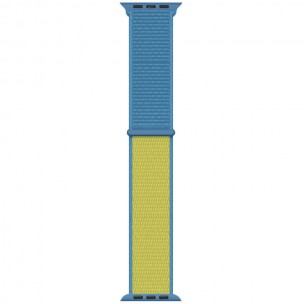 Ремешок Nylon для Apple Watch 42(ser.1-3)/44/45/46/49mm Blue / Yellow