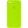 Чохол Silicone Case Square Full Camera Protective (AA) для Apple iPhone 7 plus / 8 plus (5.5") Салатовий / Neon green
