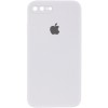 Чехол Silicone Case Square Full Camera Protective (AA) для Apple iPhone 7 plus / 8 plus (5.5"), Белый / White