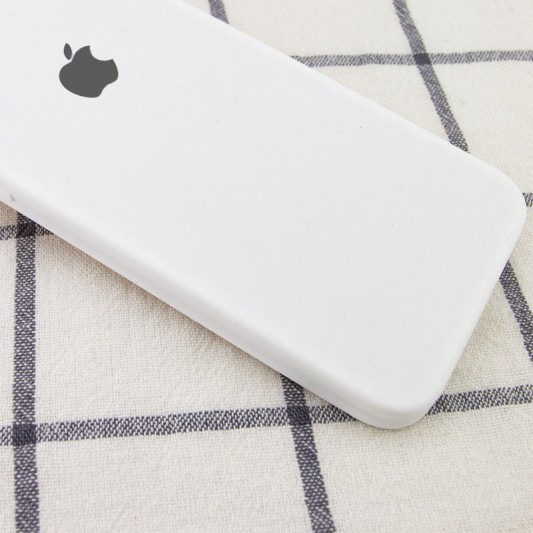 Чохол Silicone Case Square Full Camera Protective (AA) для Apple iPhone 7 plus / 8 plus (5.5") Білий / White - зображення 1 