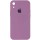 Чохол Silicone Case Square Full Camera Protective (AA) для Apple iPhone XR (6.1") Ліловий / Lilac Pride