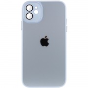 Чохол TPU+Glass Sapphire Midnight для Apple iPhone 12 (6.1"), Синій / Blue