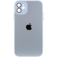 Чехол TPU+Glass Sapphire Midnight для Apple iPhone 12 (6.1"), Голубой / Blue