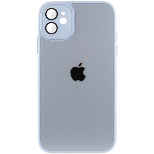 Чехол TPU+Glass Sapphire Midnight для Apple iPhone 12 (6.1"), Голубой / Blue