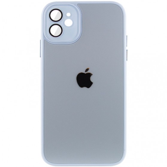 Чехол TPU+Glass Sapphire Midnight для Apple iPhone 12 (6.1"), Голубой / Blue