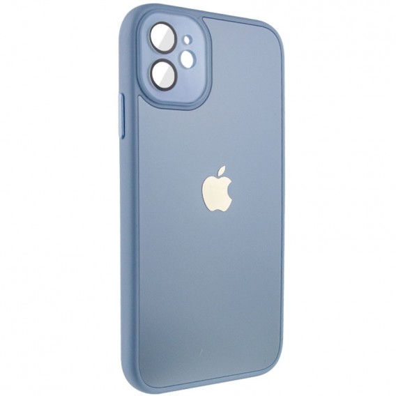 Чохол TPU+Glass Sapphire Midnight для Apple iPhone 12 (6.1"), Синій / Blue