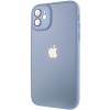 Чехол TPU+Glass Sapphire Midnight для Apple iPhone 12 (6.1"), Голубой / Blue