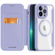 Чехол-книжка Dux Ducis Skin X Pro with MagSafe для Apple iPhone 13 Pro Max (6.7"), Purple