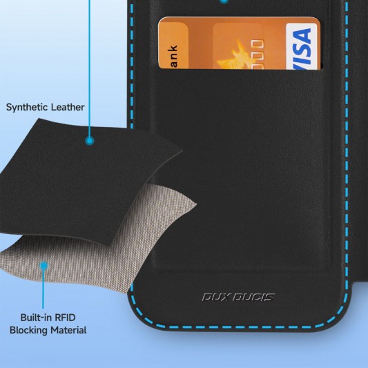 Чехол-книжка Dux Ducis Skin X Pro with MagSafe для Apple iPhone 14 Pro Max (6.7") Black - изображение 5