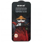 Защитное 2.5D стекло Weva AirBag (тех.пак) для Apple iPhone 13 / 13 Pro / 14 / 16e / 17e (6.1 дюйма) Черный Защитное 2.5D стекло Weva AirBag (тех.пак) для Apple iPhone 13 / 13 Pro / 14 / 16e / 17e (6.1 дюйма) Черный