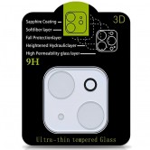 Защитное стекло на камеру Full Block (тех.пак) для Apple iPhone 15 (6.1 дюйма) / 15 Plus (6.7 дюйма) Прозрачный