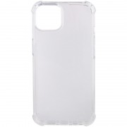 TPU чохол GETMAN Ease logo посилені кути для Apple iPhone 15 (6.1") Безбарвний (прозорий)