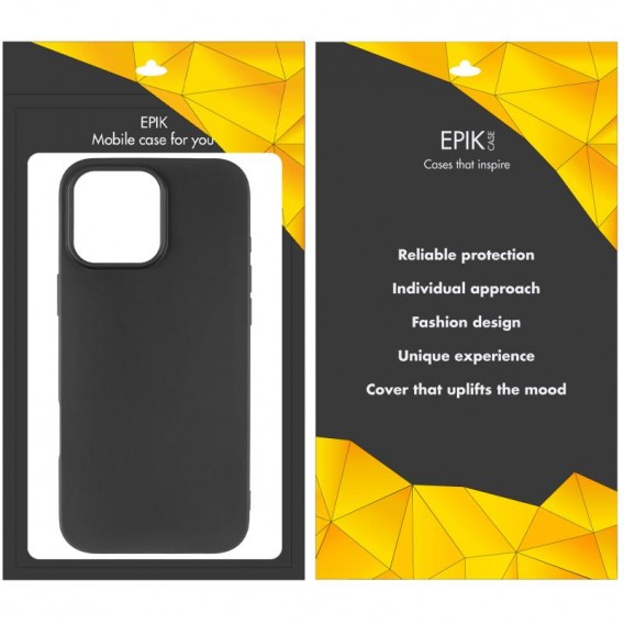Чохол TPU Epik Black для Apple iPhone 15 Pro Max (6.7"), Чорний
