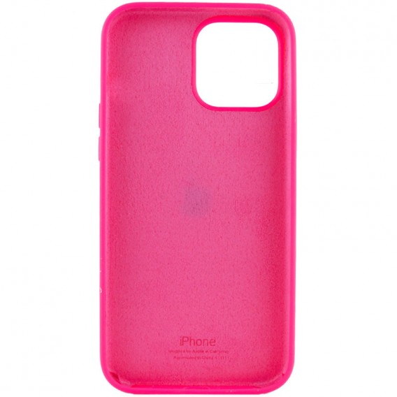 Чохол Silicone Case Full Protective (AA) Apple iPhone 15 (6.1"), Рожевий / Barbie pink