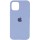 Чехол Silicone Case Full Protective (AA) для Apple iPhone 15 Plus (6.7") Голубой / Lilac Blue