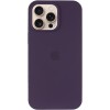 Чохол Silicone Case Full Protective (AA) для Apple iPhone 15 Pro (6.1") Фіолетовий / Elderberry