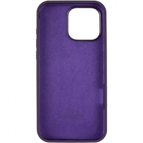Чохол Silicone Case Full Protective (AA) для Apple iPhone 15 Pro (6.1") Фіолетовий / Elderberry