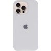 Чохол для iPhone 15 Pro Max Silicone Case Full Protective (White)
