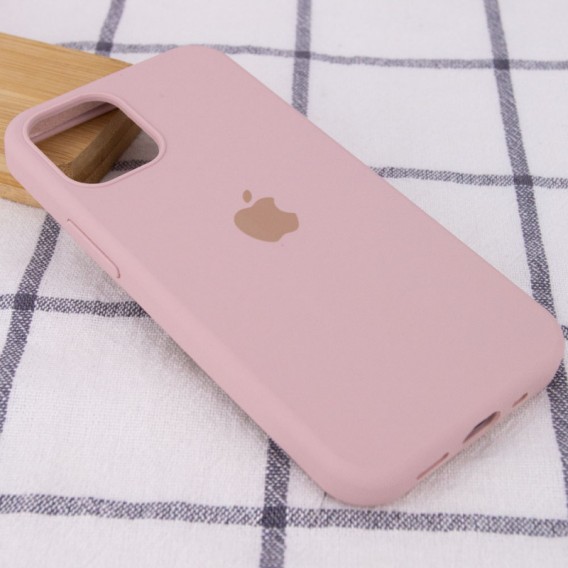 Чохол Silicone Case Full Protective (AA) Apple iPhone 15 Pro Max (6.7"), Рожевий / Pink Sand